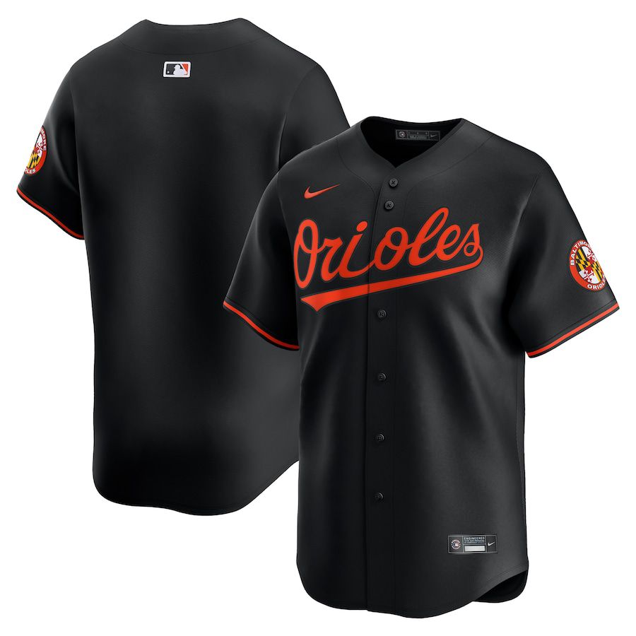 Men Baltimore Orioles Blank Nike Black Alternate Limited MLB Jersey